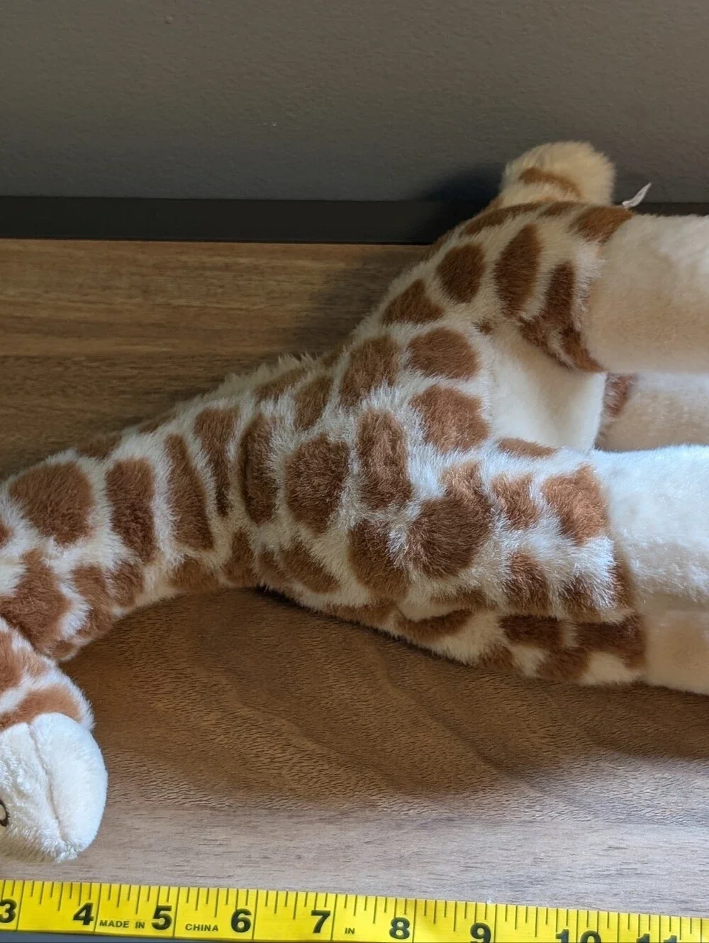 Fluff & Tuff Nelly Giraffe Durable Squeaker Medium Dog Toy 13